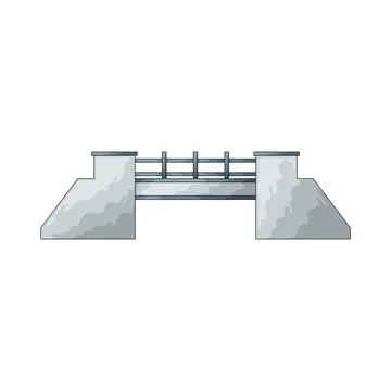 Bridge illustration Ilustração Stock