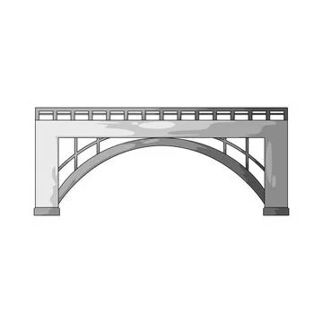 Bridge illustration Stock Illustration
