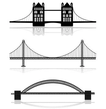 Bridge illustrations Stock Illustration
