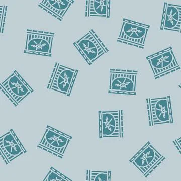 Bridge inspection drone glyph vector seamless pattern Illustrazione stock