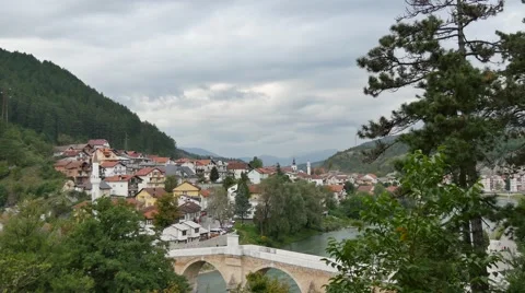 Bridge in Konjic City 스톡 동영상 41971148