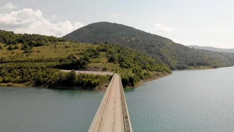 Bridge on the Lake 스톡 동영상 94049452