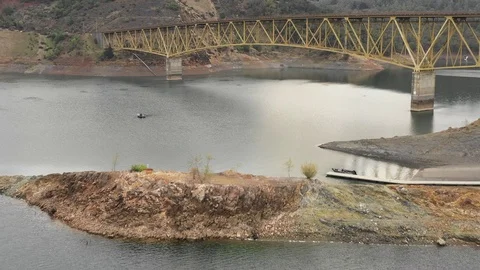 The Bridge at Lake Sonoma Vídeo Stock 97205719