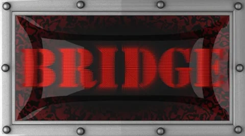 Bridge on led 库存影片 8683306