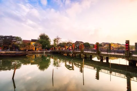 Bridge of Lights at Sunset Stock Photos