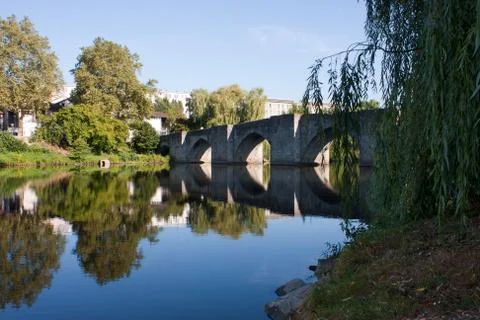 Bridge in limoges Stock Photos