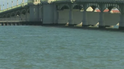 Bridge of Lions Draw Bridge Stock Footage 21304934