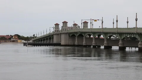 Bridge of Lions Stock Footage 94866170