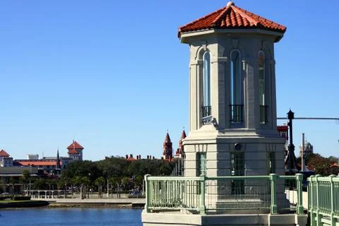 Bridge of Lions Saint Augustine Stock Photos
