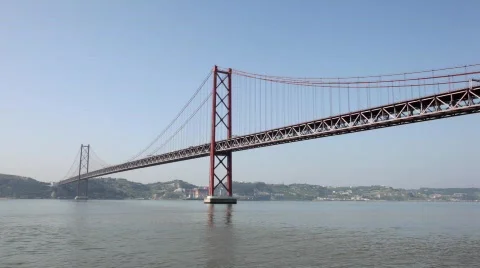 Bridge in Lisbon Видео 813052