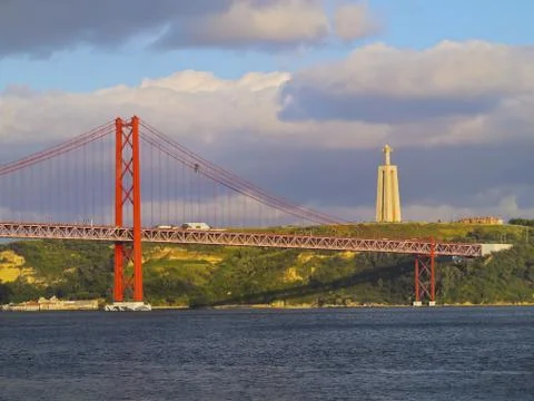 Bridge in lisbon Stock Photos
