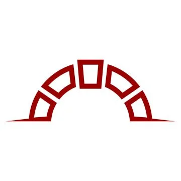 Bridge logo design template  Stock-Illustration