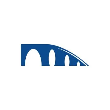 Bridge Logo Template vector icon 库存插图