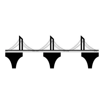 Bridge logo vector illustration Stock Illustration