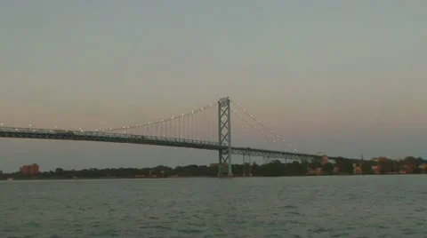 Bridge Long Shot Pan (HD) Stock Footage 11398731