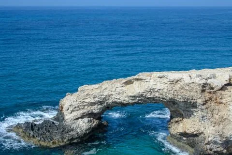 Bridge of lovers in cyprus Stock Photos