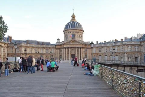 Bridge of lovers. Stock Photos