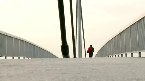 Bridge, low angle Video stock 12655108