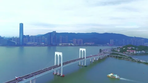 Bridge in Macao Stock Footage 303708721