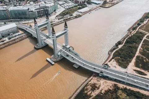 Bridge in Malaysia 库存照片