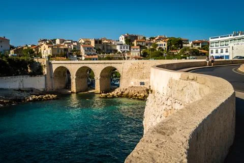 Bridge in Marseille Stock Photos