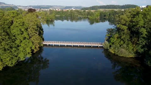 Bridge in Mauensee Stock-Footage 205807801