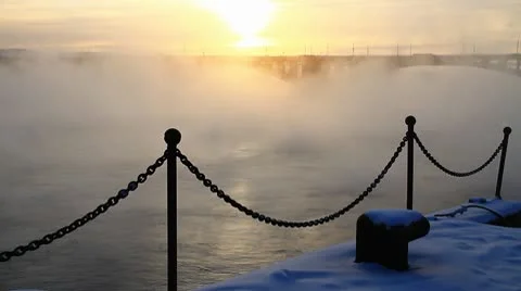 Bridge, mist 012 스톡 동영상 10764408