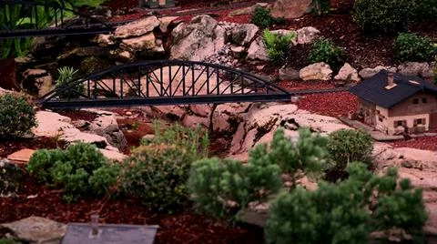 BRIDGE MODEL VIEW Stock Photos