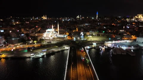 Bridge to Mosque Stock Footage 253661538