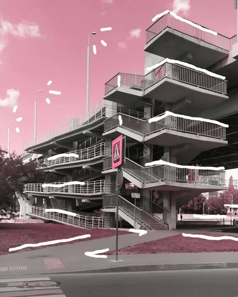 Bridge. Motion design Stock Footage 233992441