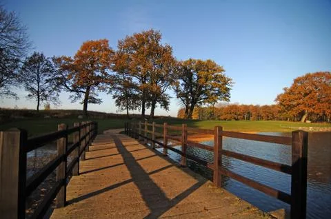 Bridge in the nature Stock Photos