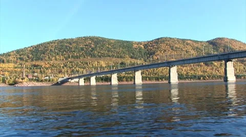 Bridge neat plant Stock Footage
