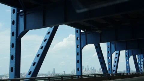 Bridge to New York Stock Footage 95652568