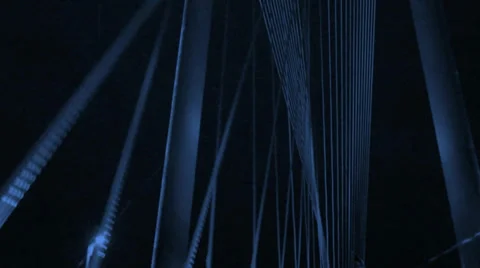 Bridge at Night 스톡 동영상 23273022