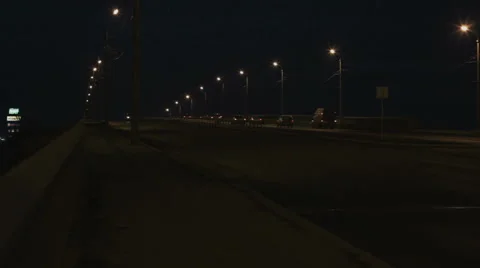 Bridge at night Stock Footage 59908256