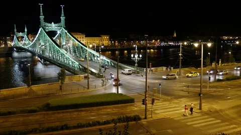 Bridge at night Video stock 71269848