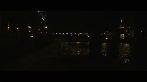 Bridge at night Video stock 228793377