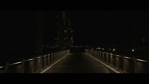 Bridge at night Video stock 228793558
