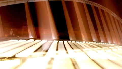 Bridge night lights Stock Footage 85670972