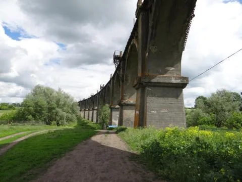 The bridge is not historically valid Stock Photos