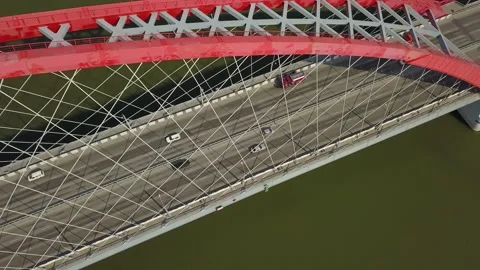 Bridge of Novosibirsk Stock Footage 138755509