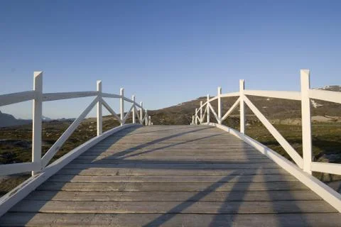 Bridge to nowhere Foto stock