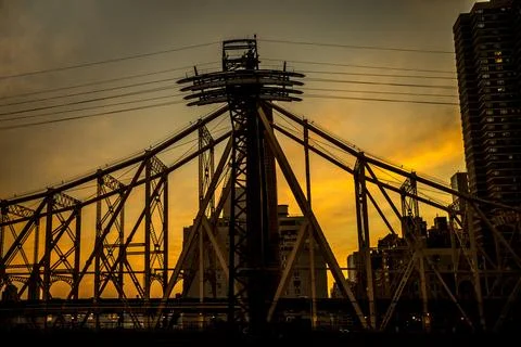 A bridge in NYC 写真素材