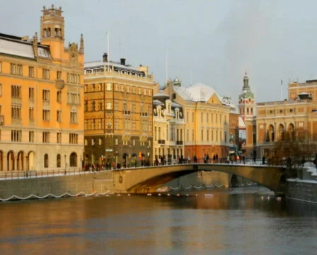 Bridge old town Video stock 592445