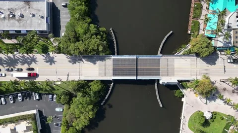 Bridge Opening, Delray Beach, FL Stock Footage 291586565