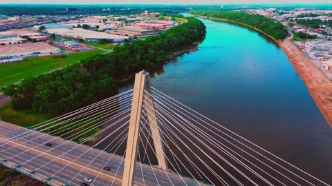 Bridge Orbit Stock Footage 243751831