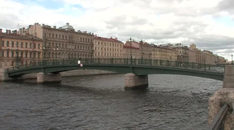Bridge over the bypass channel Stock Footage 1181581