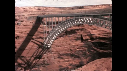 Bridge Over Canyon Video stock 276291501