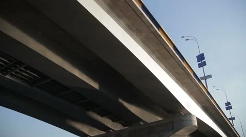 Bridge over the Dnieper, Ukraine Video stock 44208474