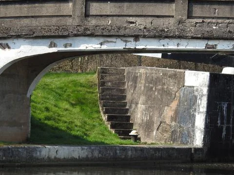 Bridge over Hatton locks Stock Photos